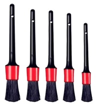 Kit 5 Escovas Automotivas: Limpeza Profissional Interna e Externa | Cerdas Macias - imagem 2