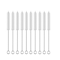 Escova de Canudo Extra Longa 200mm - Limpador de Tubos 10mm para Garrafas e Copos com Bico | Pacote com 10 - imagem 2