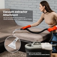 Kit Extrator a Vácuo Universal: Limpeza Profunda para Carpetes, Carros e Estofados - imagem 4