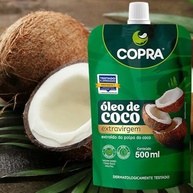 Kit 2 Óleo de Coco Extravirgem Copra Embalagem Econômica 500ml - imagem 2