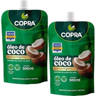 Kit 2 Óleo de Coco Extravirgem Copra Embalagem Econômica 500ml - imagem 1