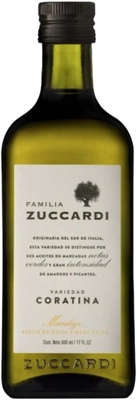 Azeite Extravirgem Família Zuccardi Coratina 500ml - imagem 1