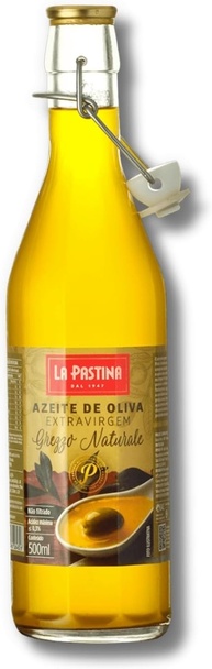 Azeite de Oliva Extravirgem Não Filtrado La Pastina Grezzo Naturale 500ml - imagem 1
