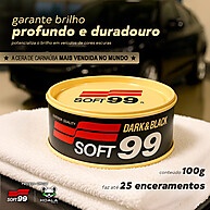 Cera Carnaúba Dark & Black Soft99: Brilho e Proteção Extrema - imagem 2
