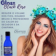 Gloss Black Rose Coiffer 80ml: Hidratação e Brilho Extremos - imagem 1