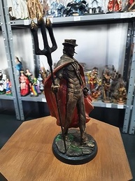 Imagem de Exu Tranca Rua em Resina 24cm - Estátua Sagrada para Decoração e Proteção - imagem 4