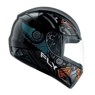 Capacete Fly F-9 HG Motor Preto/Laranja: Segurança e Estilo para Sua Moto - imagem 2