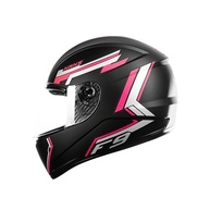 Capacete Moto Feminino Fechado Fly F-9 Hans Preto Fosco Rosa - Segurança e Estilo - imagem 4