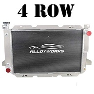 Radiador ALLOYWORKS 4 Fileiras Alumínio para Ford F-Series 150/250/350 e Bronco V8 (1983-1997) - Máxima Performance e Durabilidade - imagem 3
