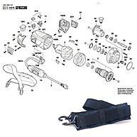 Alça Transporte Vibrador GVC 22 EX BOSCH F000600381 - imagem 2