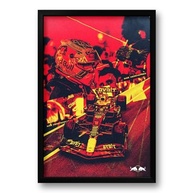 Quadro Red Bull F1 Max Verstappen - 40x60cm | Impressão Premium com Moldura Ecológica - imagem 2