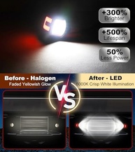 Luzes LED Placa Traseira Ford F150 (80-14) e Mais: Estilo e Segurança Inovadores - imagem 3