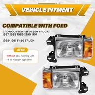 Farol Ford Bronco F150-F450 1987-1991: Iluminação OE Estilo Halógeno - Par - imagem 5