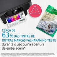 Cartucho Hp 664 preto Original (f6v29ab) Para Hp Deskjet 2136, 2676, 3776, 5076, 5276 - imagem 5