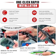 Palhetas Limpador Para-Brisa Mitsubishi Outlander 2014-2020 - Qualidade Original de Fábrica - imagem 4