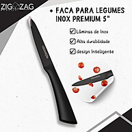 Faca para Legumes Inox: Cortes Rápidos e Precisos - imagem 1