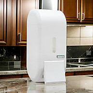 Dispenser de Parede 400ml: Saboneteira Moderna com Fita Dupla Face - imagem 2