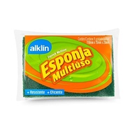 face-e-amarelo-dupla-eficiente-lado-esponja-limpeza-verde-alklin-a-multiuso-para-a