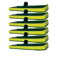 Kit 6 Esponjas Abrasivas Dupla Face para Limpeza Profunda - Verde e Amarelo | Ideal para Pisos e Azulejos - imagem 2