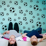 Adesivos de Futebol para Quarto Infantil - 52 Peças Decorativas Fáceis de Aplicar - imagem 5