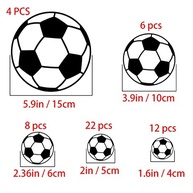 Adesivos de Futebol para Quarto Infantil - 52 Peças Decorativas Fáceis de Aplicar - imagem 4