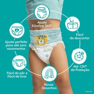 Pampers Pants XXG: Noites Secas e Trocas Fáceis! - imagem 2
