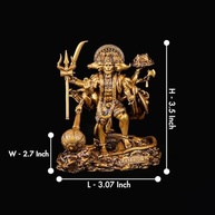 Ídolo Panchmukhi Hanuman Ji em Resina - Estátua de Proteção com 5 Faces para Carro, Casa e Escritório - imagem 3