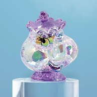 Enesco FACETS Disney Sra. Potts - Estatueta A Bela e a Fera 7 cm em Acrílico Facetado Roxo - imagem 3