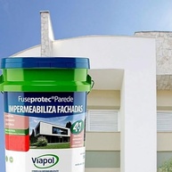 Impermeabilizante Fuseprotec para Fachadas - Acabamento Branco Brilhante 14L Viapol - imagem 3