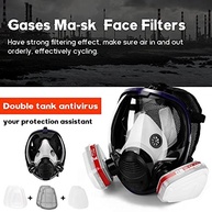 Máscara Facial Tomshin MA-SK com Filtro de Carvão Ativado - Proteção Contra Gases e Partículas - imagem 3