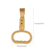 Alça de Barramento Ergonômica Oval Amarela - Fácil Instalação e Design Moderno - imagem 4