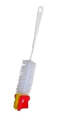 Escova para Garrafas e Mamadeiras com Cabo Giratório 38cm - Limpeza Profunda e Fácil - imagem 1
