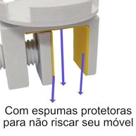 Suporte Ajustável para Babá Eletrônica de Berço | Instalação Fácil e Segura - imagem 4