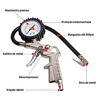 Bomba de Ar para Pneu: Calibre Fácil! - imagem 2