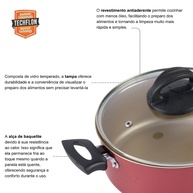 Caçarola Antiaderente 4L: Cozinhe Fácil! - imagem 2