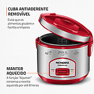 Panela Elétrica Mondial Pratic 6i: Cozinhe Fácil! - imagem 2