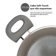 Panela Antiaderente Indução Brinox: Cozinhe Fácil! - imagem 2