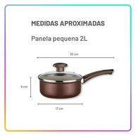 Panela Antiaderente 10 Peças: Cozinhe Fácil! - imagem 1