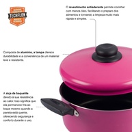 Caçarola Antiaderente Rosa: Cozinhe Fácil! - imagem 2