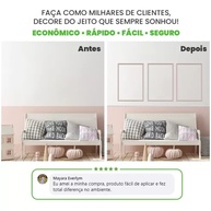 Roda Meio Boiserie Autocolante: Decore Fácil! - imagem 2