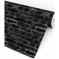 Papel de Parede Tijolinho Preto: Decore Fácil! - imagem 2