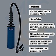 Inflador Manual de Balões: Encha Rápido e Fácil! - imagem 2