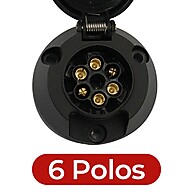 Kit Tomada Engate Reboque 6 Polos – Conexão Segura e Fácil - imagem 2