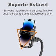 Suporte Celular Veicular: GPS Seguro e Fácil! - imagem 2