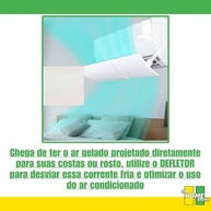 Defletor Ar Condicionado Split Ajustável - Refletor Universal com Fácil Instalação - imagem 3