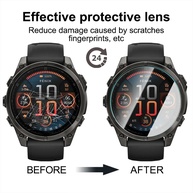 Película Garmin Fenix 8: Proteção 9H e Instalação Fácil - imagem 4