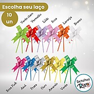 Kit 10 Caixas Presente com Visor e Laço Fácil - imagem 2