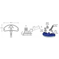 Aspirador de Piscina Brustec Mini: Limpeza Fácil! - imagem 2