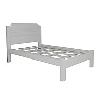 Cama de Solteiro Kids Branca 100% MDF - Montagem Fácil - imagem 2