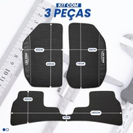 Tapete Borracha Spacefox 2006-2013 3 Peças Premium - Proteção Total e Fácil Limpeza - imagem 3